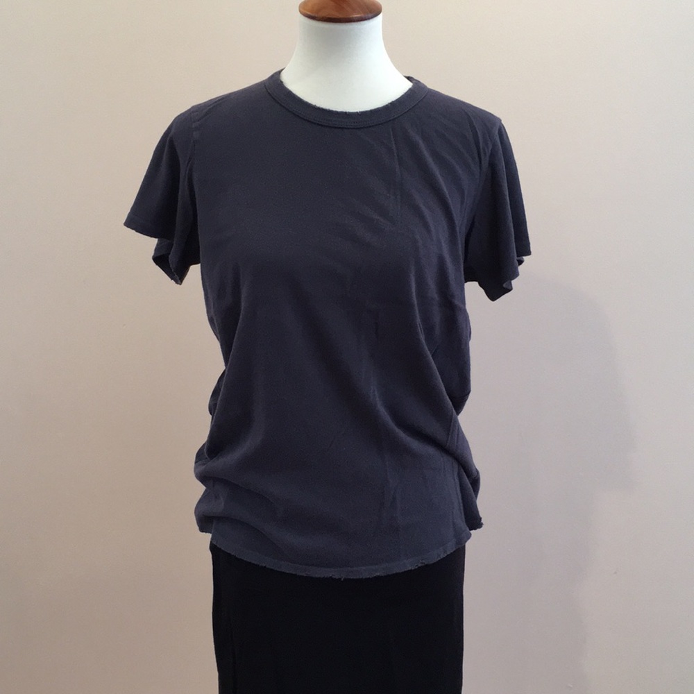 * SOLD * Distressed Cotton T